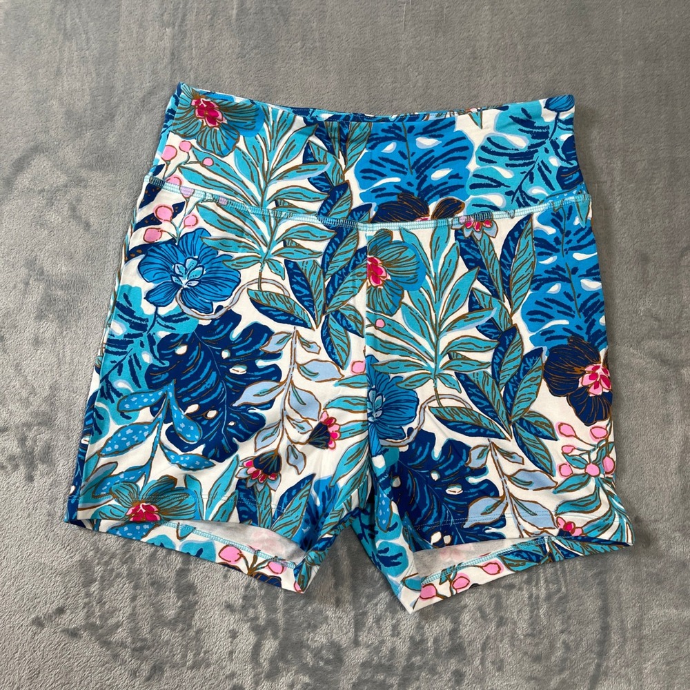 Lilly Pulitzer Shorts Size 6 Skirted Romper Breezy Aqua Best Friends Forever